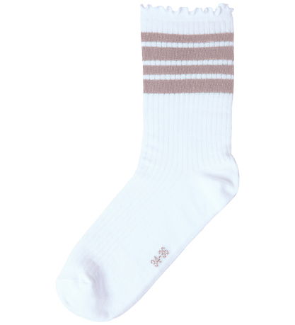 Name It Strømper - NkfSille - Bright White/Keepsake Lilac