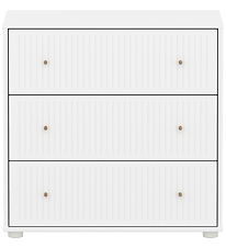 Flexa Kommode - Saga - 75x74 cm - Hvid/Egetræ