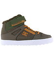 DC Shoes Shoes - Pure High-Top - Olive/Off White