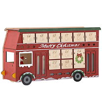 Bloomingville Kalender m. Lys - Edward - Rød