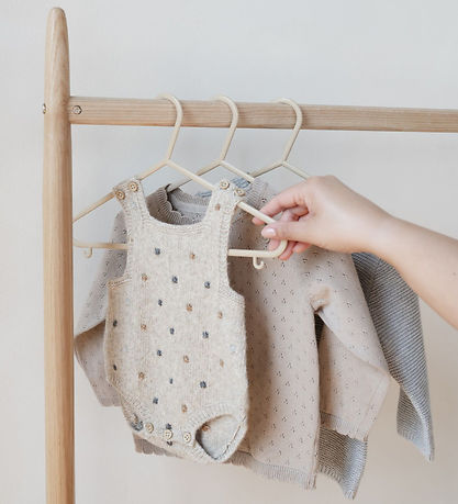 3 Sprouts Bøjle - 15-pak - 29,5 x 17,5 cm - Beige