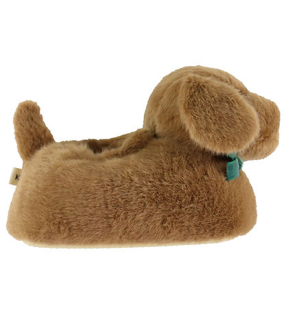 Konges Sløjd Hjemmesko - Sausage Dog Footies - Chicory Coffe