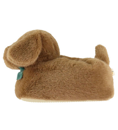 Konges Sløjd Hjemmesko - Sausage Dog Footies - Chicory Coffe