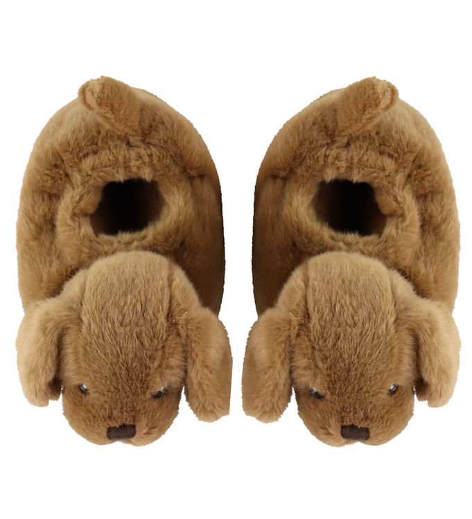 Konges Sløjd Hjemmesko - Sausage Dog Footies - Chicory Coffe
