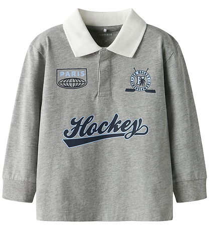 Name It Bluse - NmmSido - Grey Melange