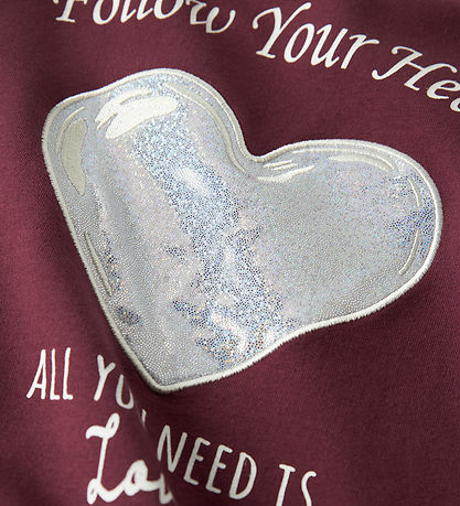 Name It Sweatshirt - NmfSakkina - Burgundy