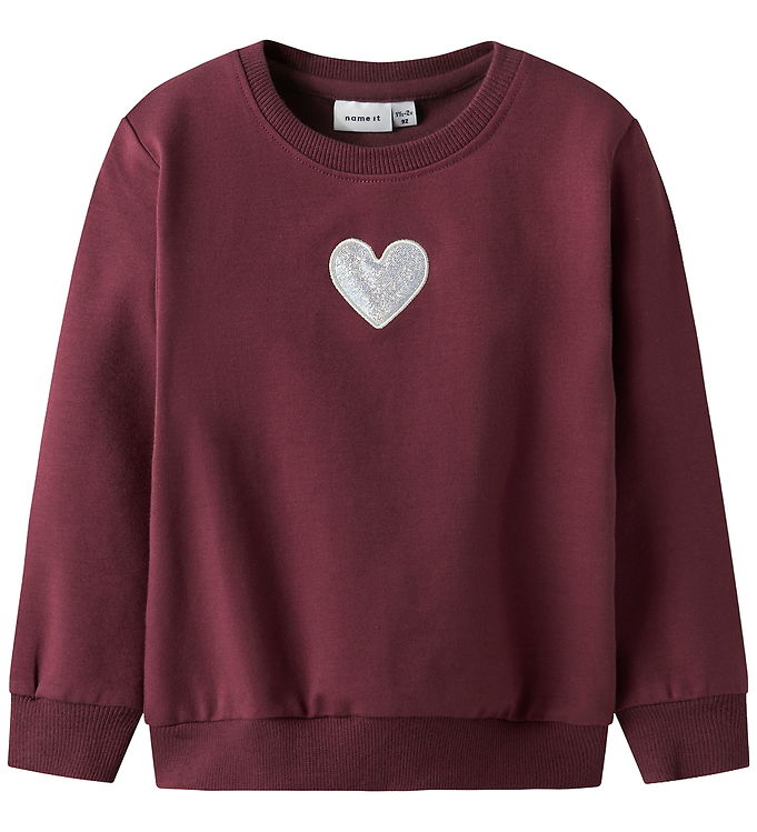 Name It Sweatshirt - NmfSakkina - Burgundy