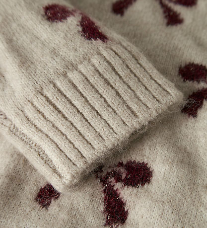 Name It Sweatshirt - Strik - NmfSenya - Cement