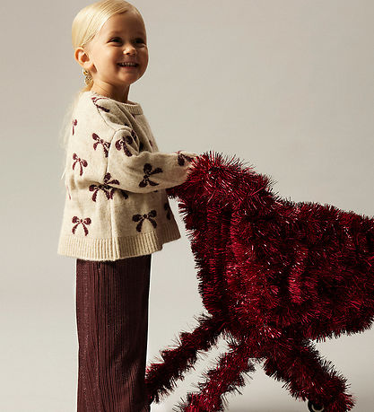 Name It Sweatshirt - Strik - NmfSenya - Cement