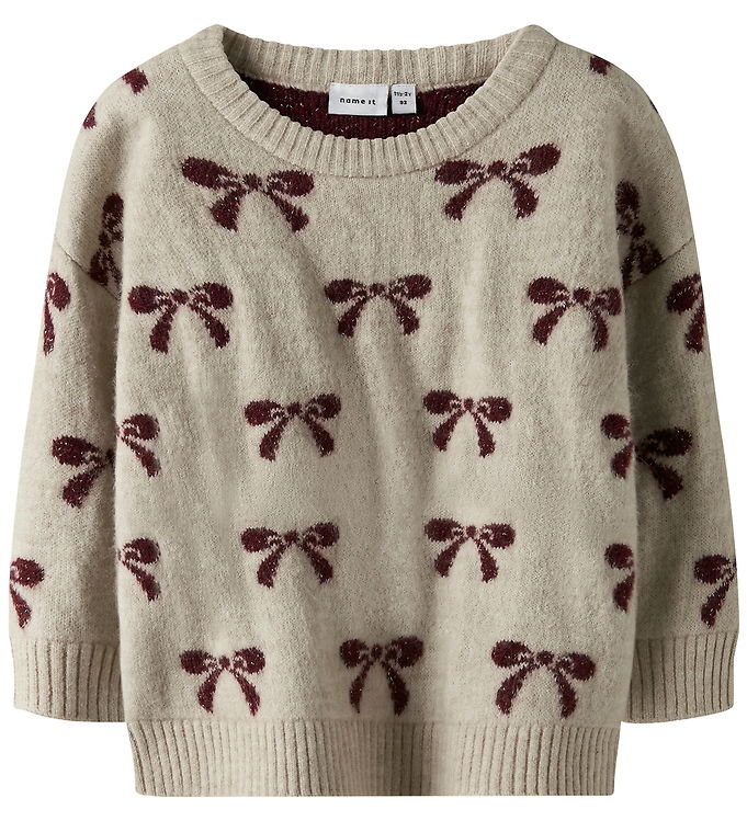 Name It Bluse - Strik - NmfSenya - Cement