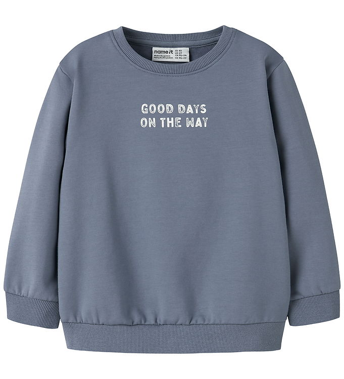 Name It Sweatshirt - NmmSlade - Flint Stone