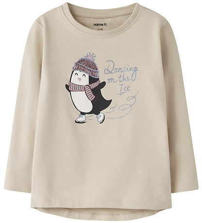 Name It Bluse - 2-Pak - NmfVix - Cloud Dancer/Cement Penguin