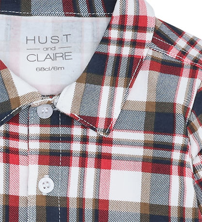 Hust and Claire Skjortebody l/æ - HCBoye - Warm Red