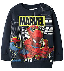 Name It Sweatshirt - Noos - NmmDion - Spiderman - Navy Blazer