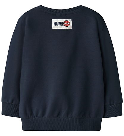Name It Sweatshirt - Noos - NmmDion - Spiderman - Navy Blazer