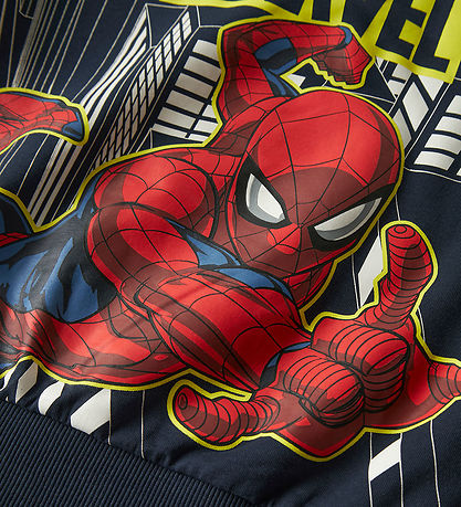 Name It Sweatshirt - Noos - NmmDion - Spiderman - Navy Blazer