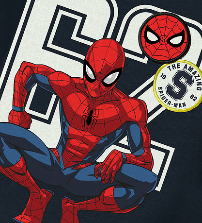 Name It Bluse - Noos - NmmDeep - Spiderman - Navy Blazer