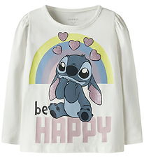 Name It Bluse - Noos - NmfDiana - Stitch - Cloud Dancer