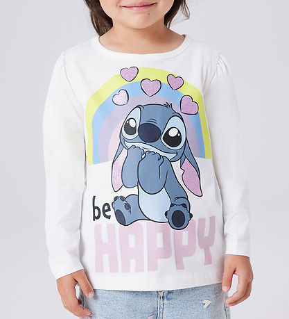 Name It Bluse - Noos - NmfDiana - Stitch - Cloud Dancer