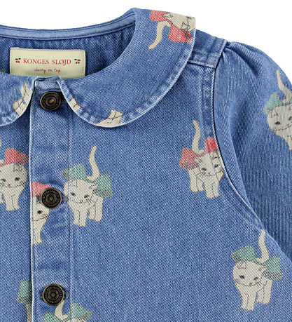 Konges Sløjd Denimjakke - Magot - Bow Kitty Denim