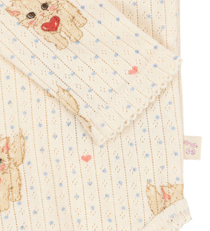 Konges Sløjd Body l/æ - Minnie - Miao Amore m. Hulmønster