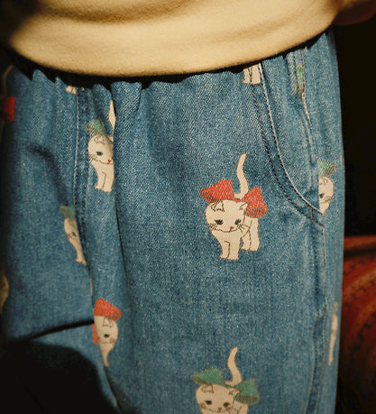 Konges Sløjd Jeans - Magot - Bow Kitty Denim