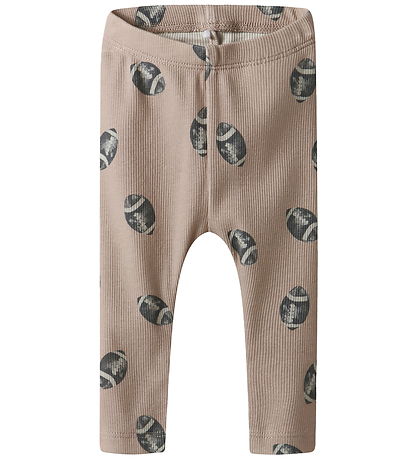 Name It Leggings - Rib - NbmSolution - Mushroom