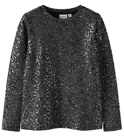 Name It Bluse - NkfSura - Sort m. Glimmer