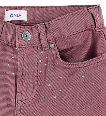 Kids Only Jeans - KogCobain - Rose Brown/Rhinestones