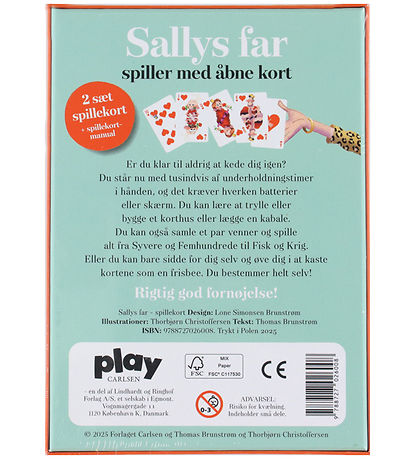 Forlaget Carlsen Kortspil - 2 sæt - Sallys Far