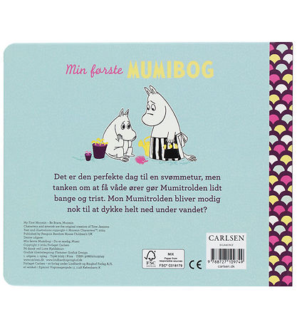 Forlaget Carlsen Bog - Min Første Mumibog - Du Er Modig, Mumi - 