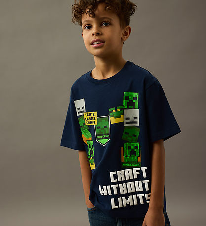 Name it T-shirt - NkmNels - Minecraft - Navy Blazer
