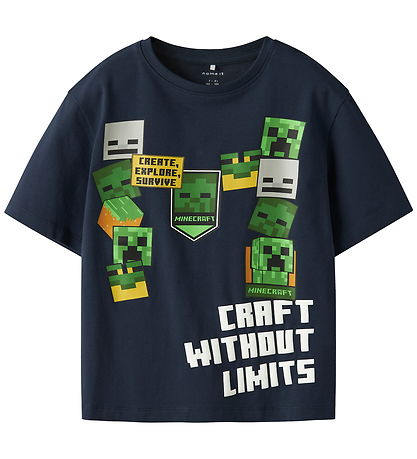 Name it T-shirt - NkmNels - Minecraft - Navy Blazer