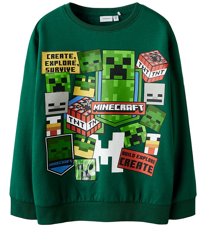 Name it Sweatshirt - NkmNeven - Minecraft - Bistro Green