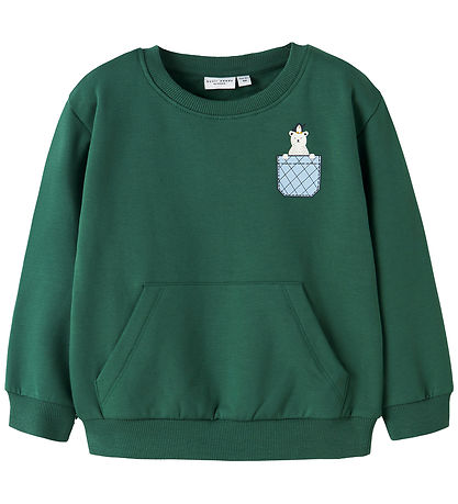 Name it Sweatshirt - NmmVugo - Bistro Green/Pocket Bear