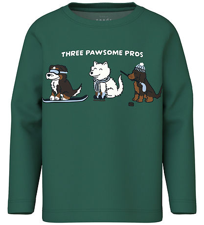 Name it Bluse - NmmVux - Bistro Green/Ice Dogs