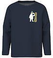 Name it Bluse - NmmVux - Navy Blazer/Snowboard Beast