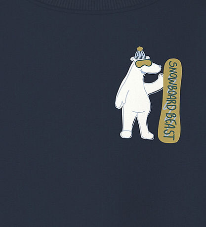 Name it Bluse - NmmVux - Navy Blazer/Snowboard Beast