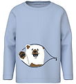 Name it Bluse - NmmVux - Kentucky Blue/Bear Hi