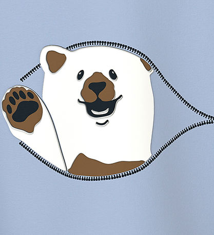 Name it Bluse - NmmVux - Kentucky Blue/Bear Hi