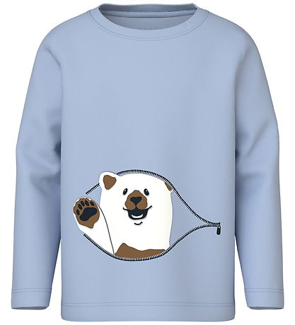 Name it Bluse - NmmVux - Kentucky Blue/Bear Hi