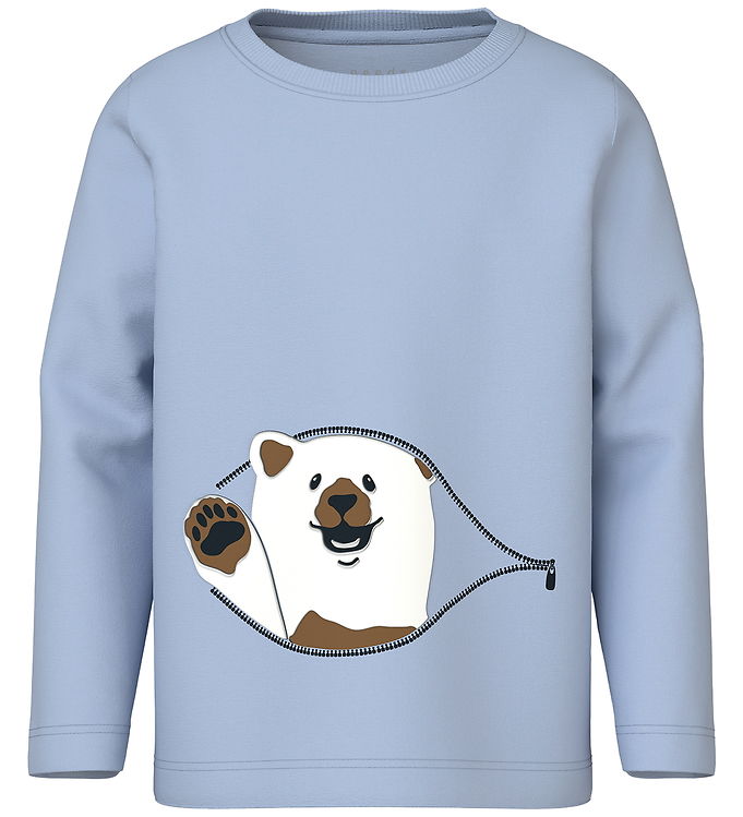 Name it Bluse - NmmVux - Kentucky Blue/Bear Hi
