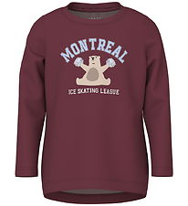 Name it Bluse - NmfVix - Burgundy/Montreal