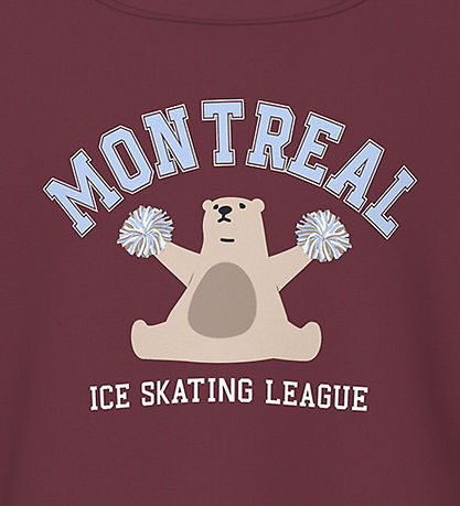 Name it Bluse - NmfVix - Burgundy/Montreal