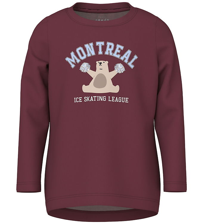 Name it Bluse - NmfVix - Burgundy/Montreal