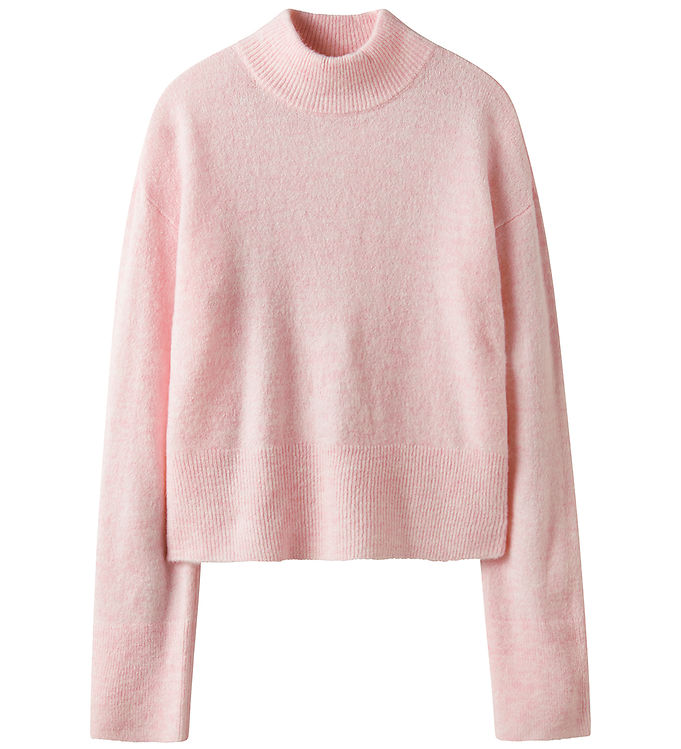 LMTD Bluse - Strik - NlfRiaa - Turtleneck - Crystal Pink