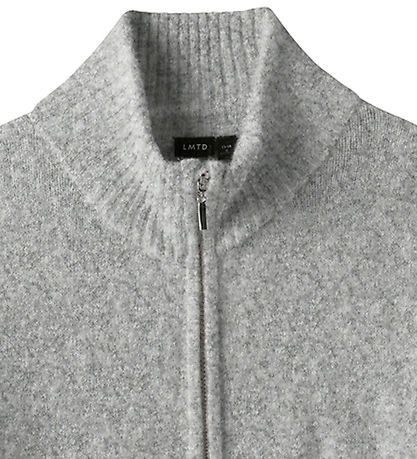 LMTD Cardigan - Strik - NlfRiaa - Light Grey Melange