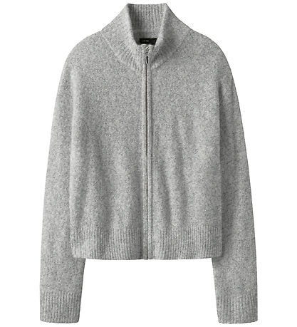 LMTD Cardigan - Strik - NlfRiaa - Light Grey Melange