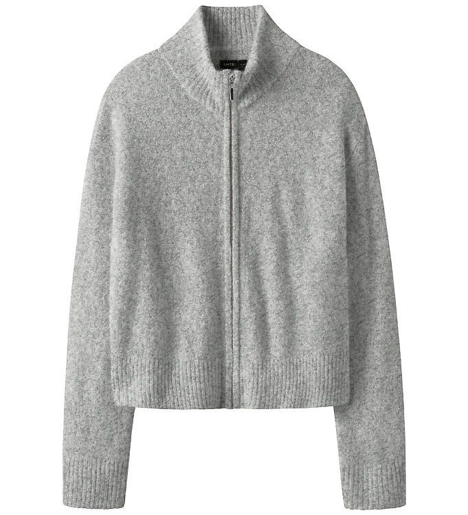 LMTD Cardigan - Strik - NlfRiaa - Light Grey Melange