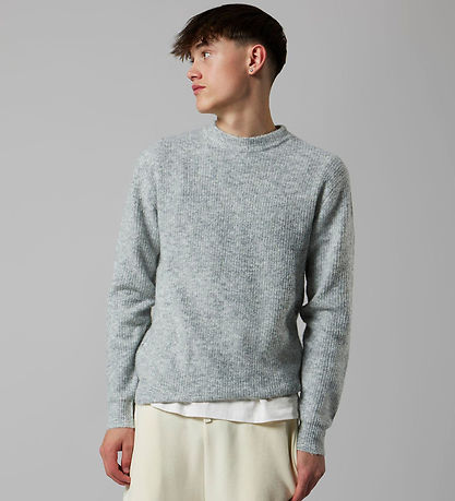 LMTD Bluse - Strik - Noos - NlmKleave - Light Grey Melange